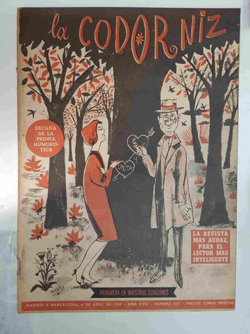 Revista: La Codorniz num 0855, 6 de abril de 1958 año XVIII - Primavera en nuestros corazones