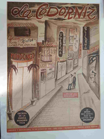 Revista: La Codorniz num 0866, 22 de junio de 1958 año XVIII - La Fiesta Nacional