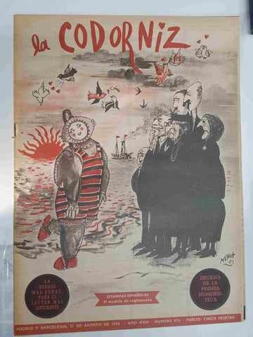 Revista: La Codorniz num 0876, 31 de agosto de 1958 año XVIII - el modelo de reglamento