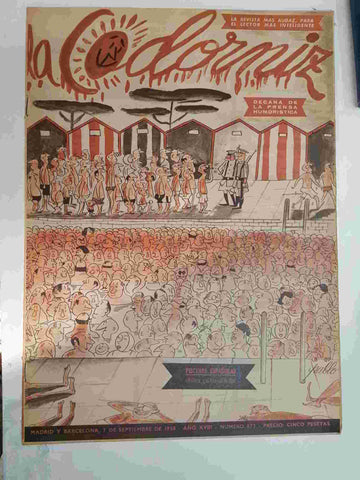 Revista: La Codorniz num 0877, 7 de septiembre de 1958 año XVIII - Piscinas españolas