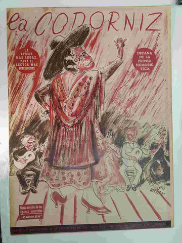 Revista: La Codorniz num 0880, 28 de septiembre de 1958 año XVIII - Carmen
