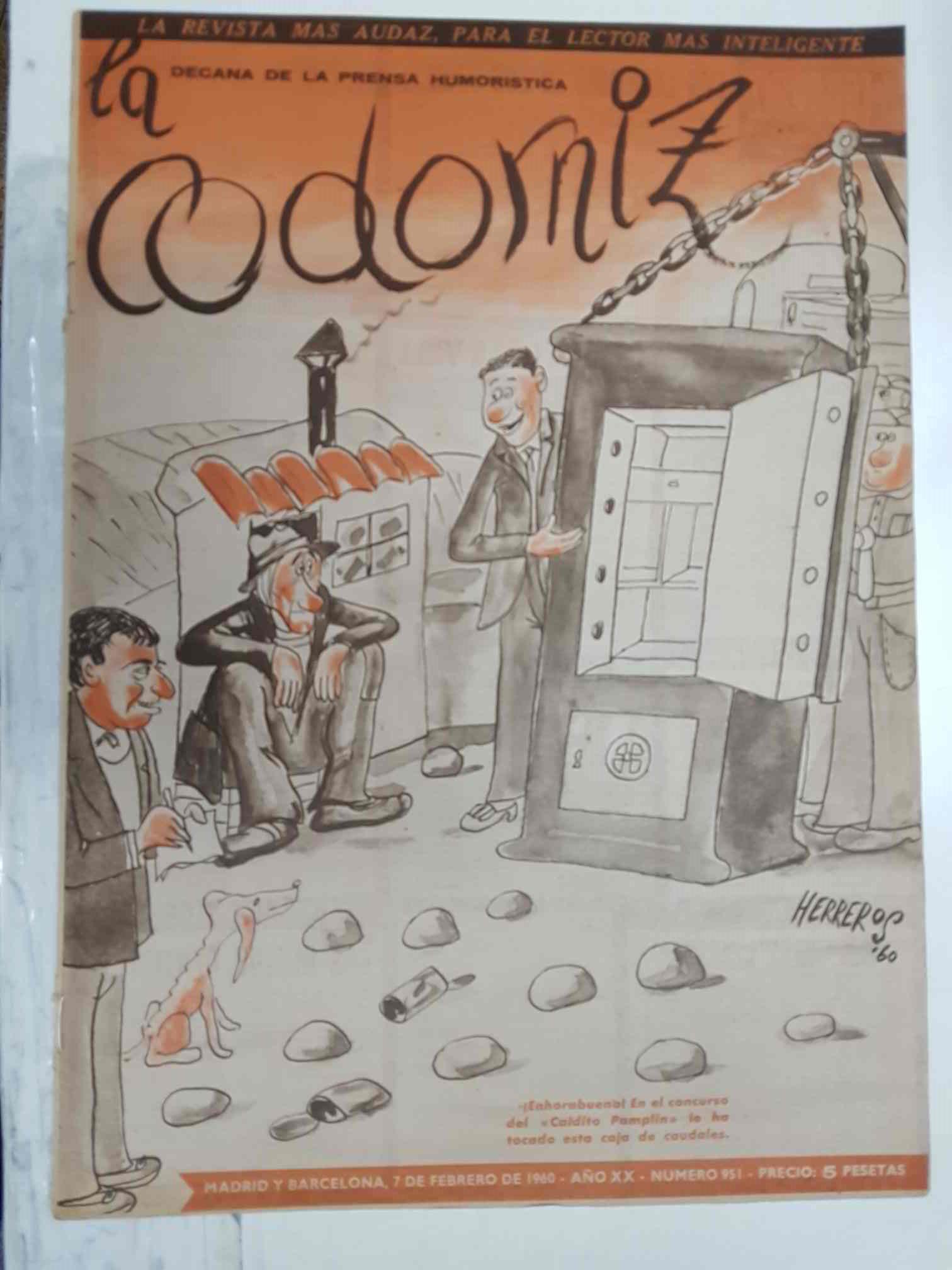 Revista: La Codorniz num 0951, 7 de febrero de 1960 año XX