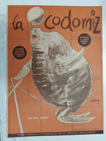 Revista: La Codorniz num 0953, 21 de febrero de 1960 año XX - Mas facil todavia