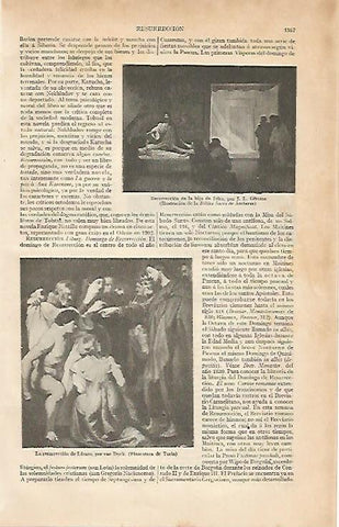 LAMINA ESPASA 1042: Obras de Gerome y Van Dych