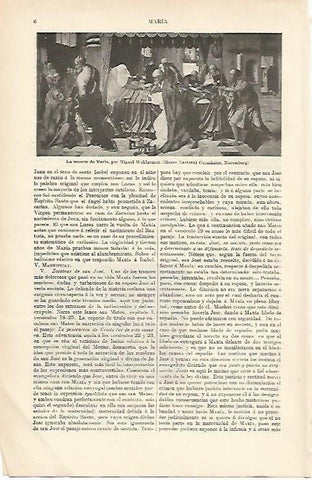 LAMINA ESPASA 1062: La muerte de Maria obra de Wohlgemut