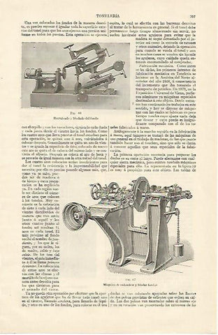 LAMINA ESPASA 1300: Maquina de redondear y biselar fondos