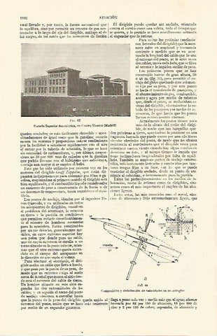 LAMINA ESPASA 10922: Escuela Superior Aerotecnica en Cuatro Vientos Madrid