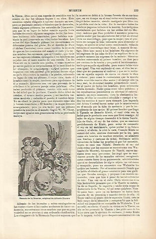 LAMINA ESPASA 11449: Eseudo de la Muerte por Durero