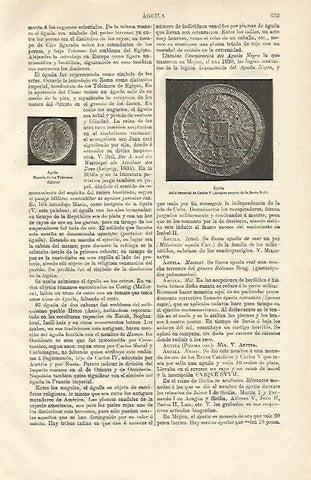 LAMINA ESPASA 12671: Sello imperial de Carlos V con el aguila