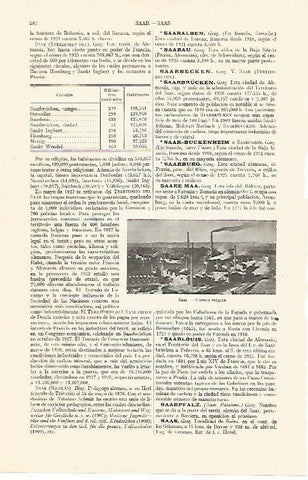 LAMINA ESPASA 14038: Cuenca minera de Saar Suiza