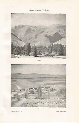 LAMINA ESPASA 14108: Paisaje por Pedro Serra Farnes