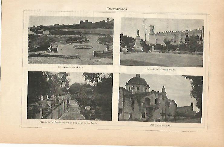 LAMINA ESPASA 14335: Vistas de Cuernavaca Mejico