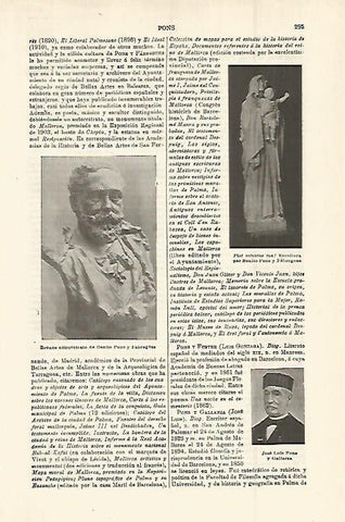 LAMINA ESPASA 15221: Benito Pons y Fabregues