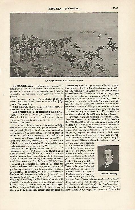 LAMINA ESPASA 16033: La carga rechazada por Lergent