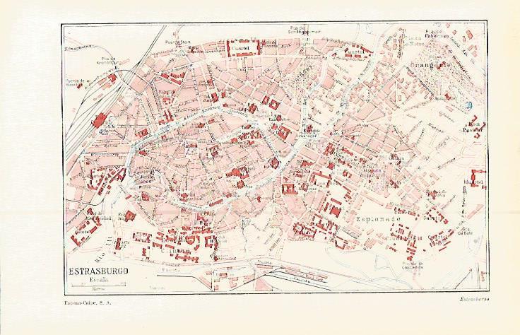 LAMINA ESPASA 16387: Plano de Estrasburgo