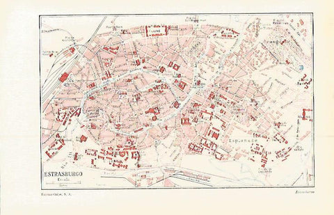 LAMINA ESPASA 16387: Plano de Estrasburgo