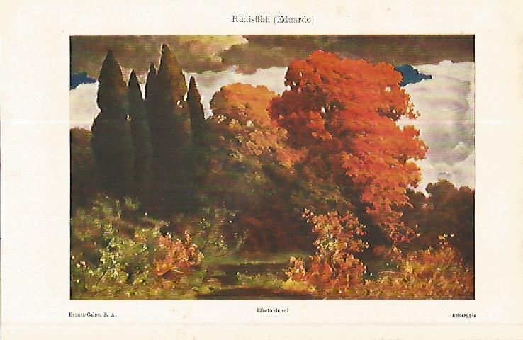 LAMINA ESPASA 17012: Efecto de sol por Rudisuhli