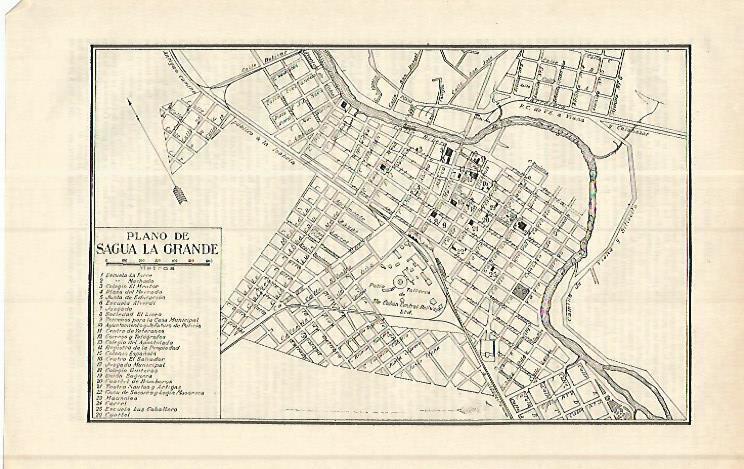 LAMINA ESPASA 17145: Plano de Sagua la Grande