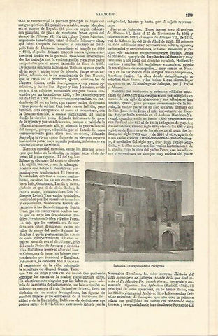 LAMINA ESPASA 17154: Iglesia de la Peregrina en Sahagun Leon