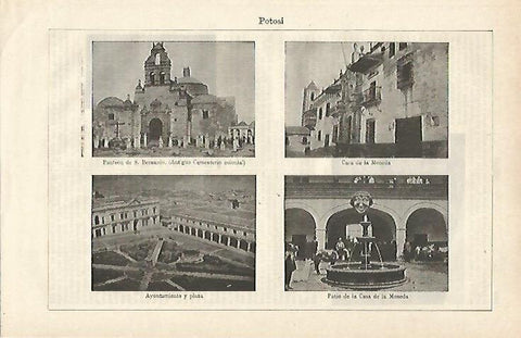 LAMINA ESPASA 17259: Potosi Peru