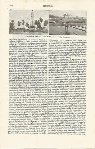 LAMINA ESPASA 17486: El petroleo en Venezuela