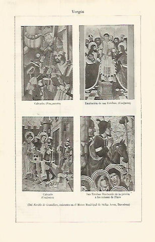 LAMINA ESPASA 17569: Retablo de Granollers por Vergos
