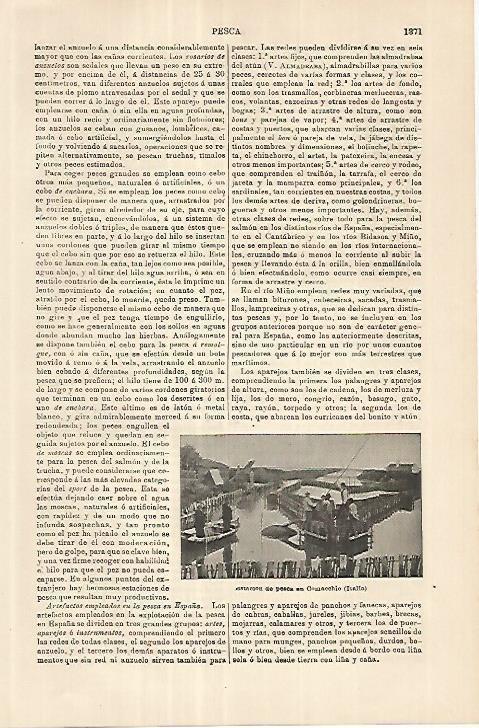 LAMINA ESPASA 18102: Estacion de pesca en Italia