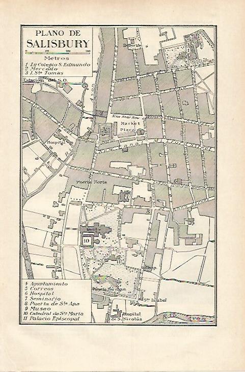 LAMINA ESPASA 18184: Plano de Salisbury