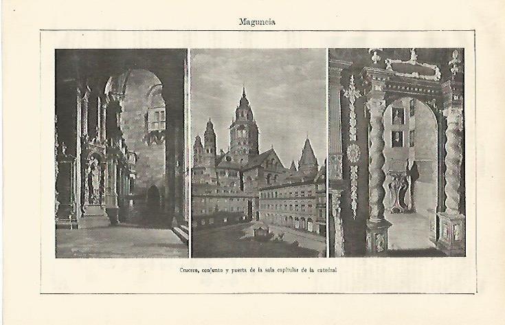 LAMINA ESPASA 18521: Catedral de Maguncia Alemania