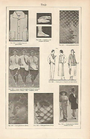 LAMINA ESPASA 11079: Moda de 1912-1927