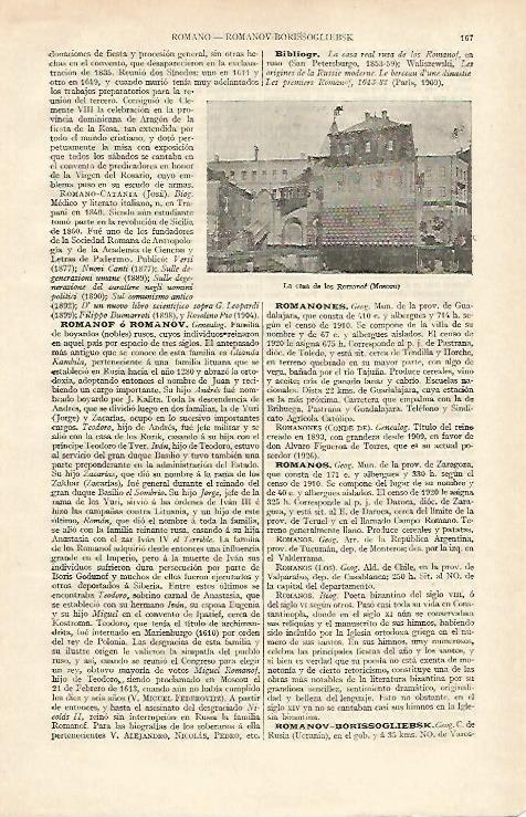 LAMINA ESPASA 16905: Casa de los Romanov en Moscu