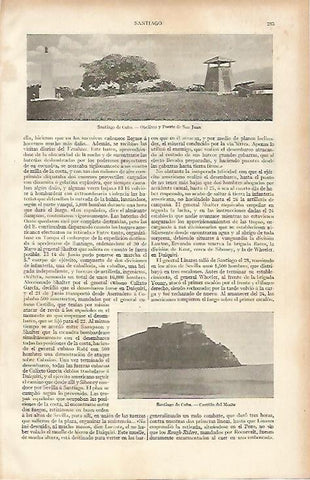 LAMINA ESPASA 19456: Fuerte de San Juan en Santiago de Cuba