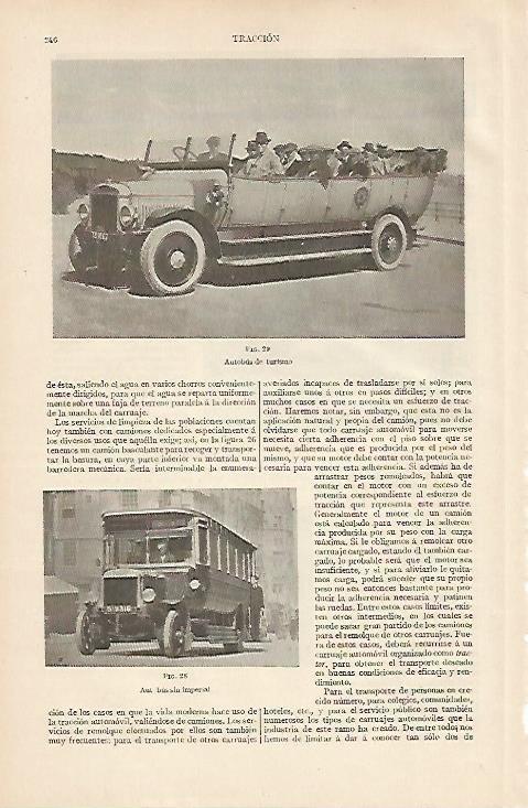 LAMINA ESPASA 11005: Autobus imperial y de turismo