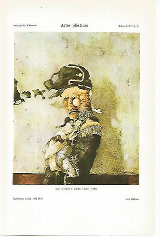 LAMINA ESPASA 16324: Retrato ecuestre por Jose Hernandez