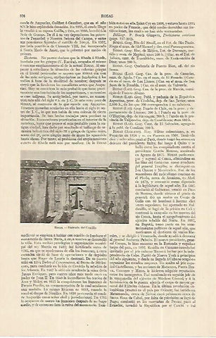LAMINA ESPASA 19261: Castillo de Roses Girona