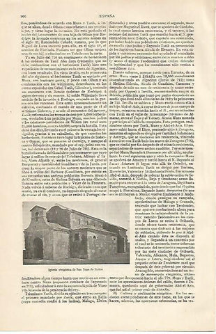 LAMINA ESPASA 10282: Iglesia de San Juan de Baños Palencia