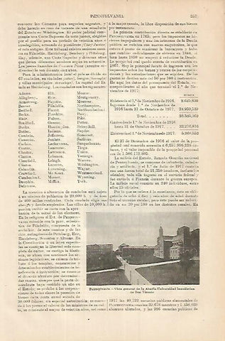LAMINA ESPASA 17958: Universidad de San Vicente en Pennsylvania