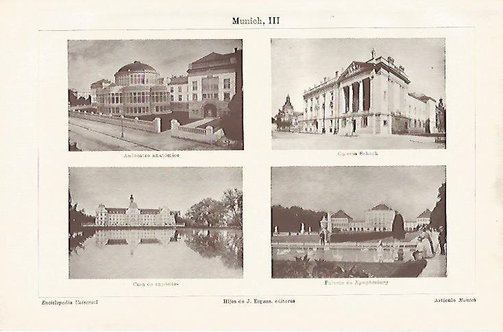 LAMINA ESPASA 11512: Edificios de Munich