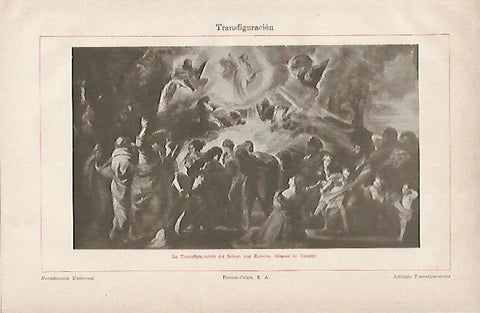 LAMINA ESPASA 11103: La Transfiguracion del Señorpor Rubens