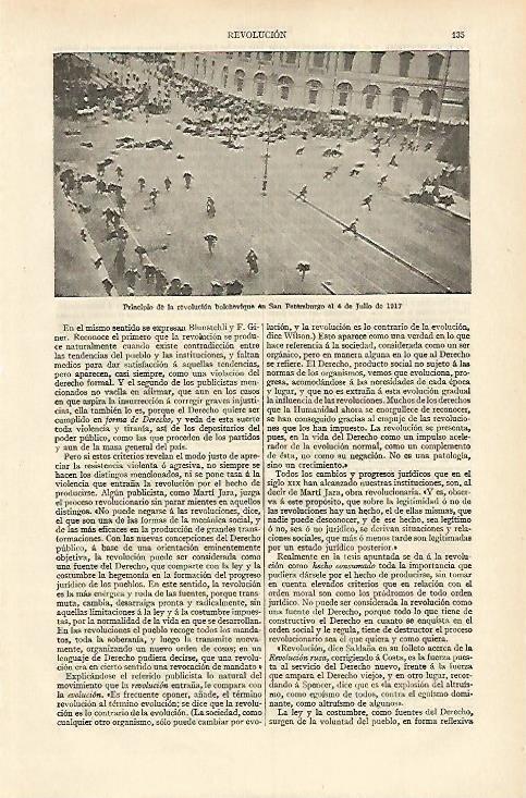 LAMINA ESPASA 13552: San Petersburgo el 4 de julio de 1917