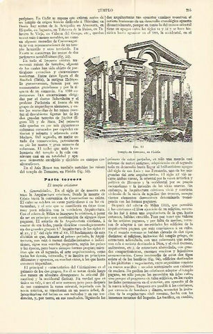 LAMINA ESPASA 13794: Templo de Ternasso en Pisidia