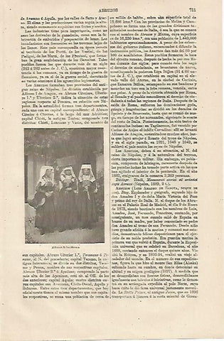 LAMINA ESPASA 13189: Aldeanas de los Abruzos Italia