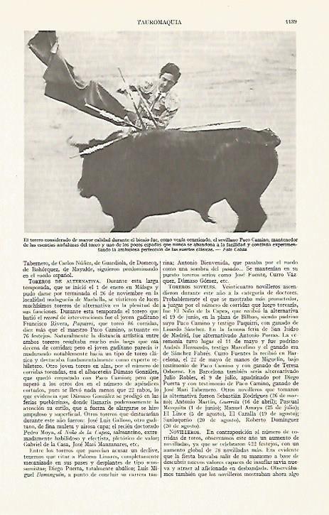 LAMINA ESPASA 13491: Paco Camino