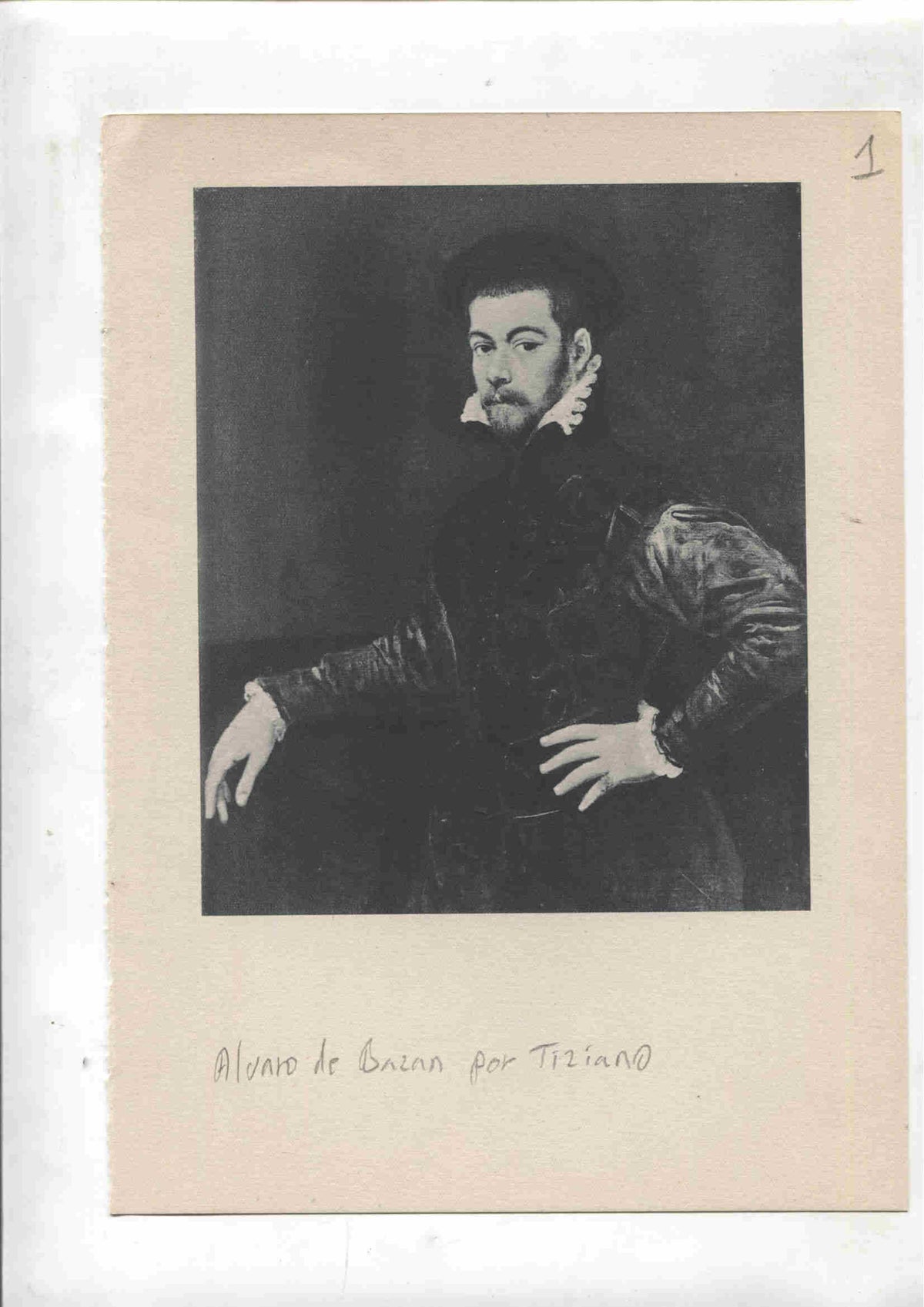 Lamina 01: Alvaro de Bazan (Tiziano) y Livia Colonna (Verones)
