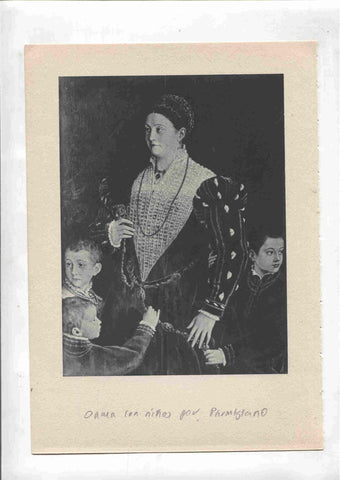 Lamina 02: Francisco de los Cobos (autoretrato) y Dama con niños (Parmigiano)