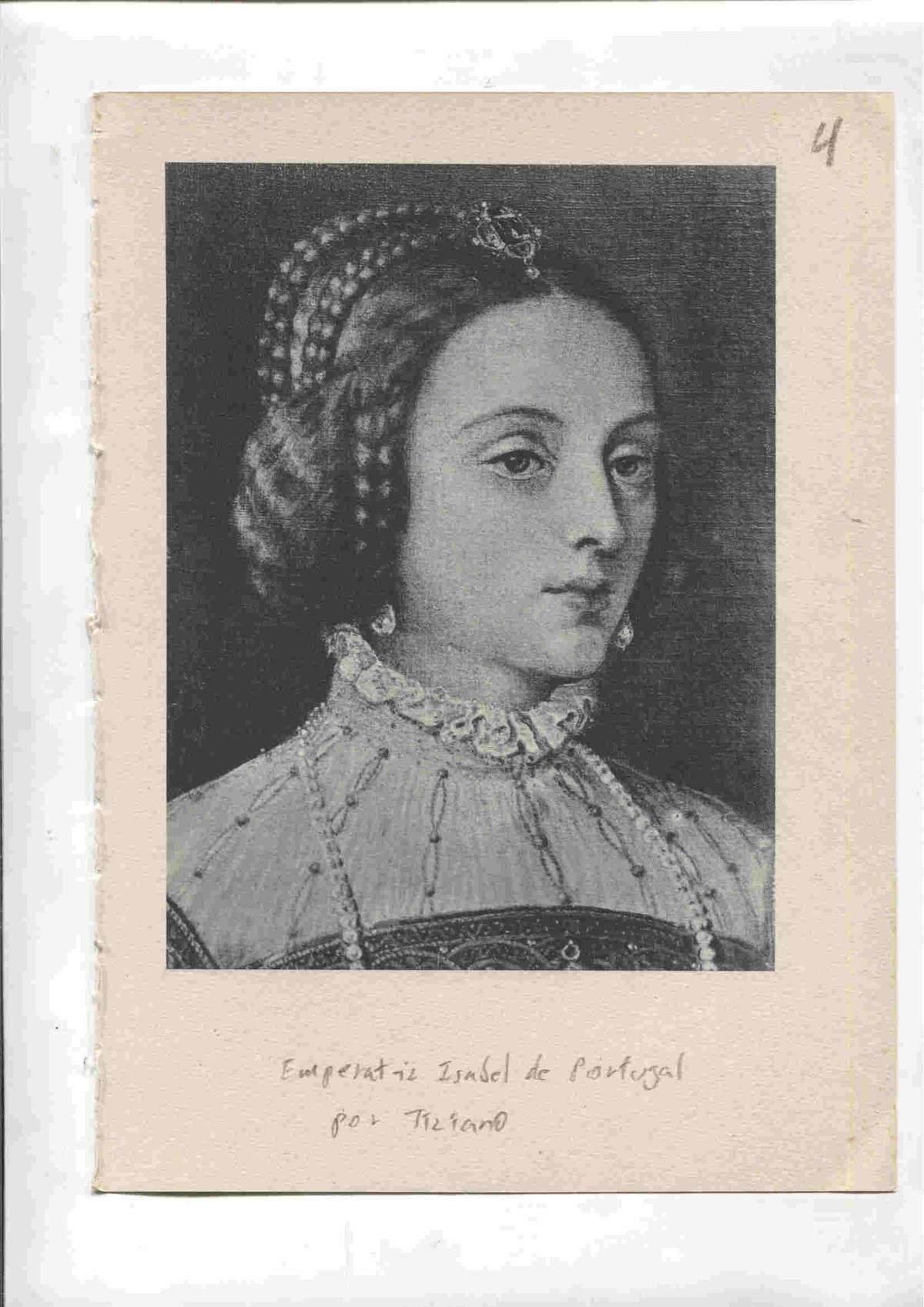 Lamina 04: Emperatriz Isabel de Portugal (Tiziano) y Pedro de Medicis (Tintoretto)