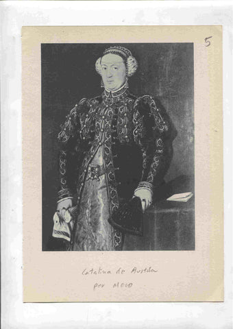 Lamina 05: Catalina de Austria (Moco) y El caballero de la cadena de oro (tintoretto)