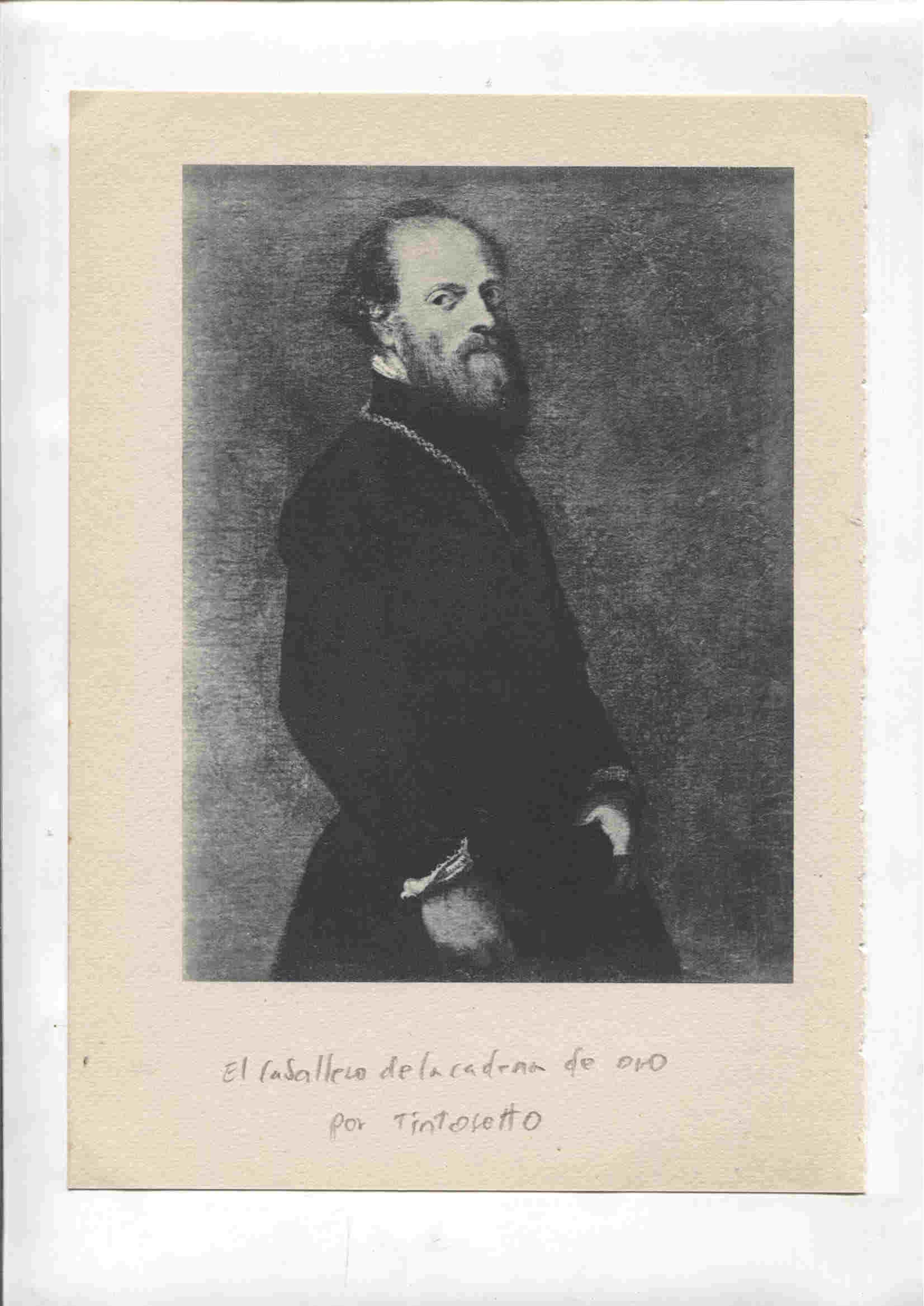 Lamina 05: Catalina de Austria (Moco) y El caballero de la cadena de oro (tintoretto)