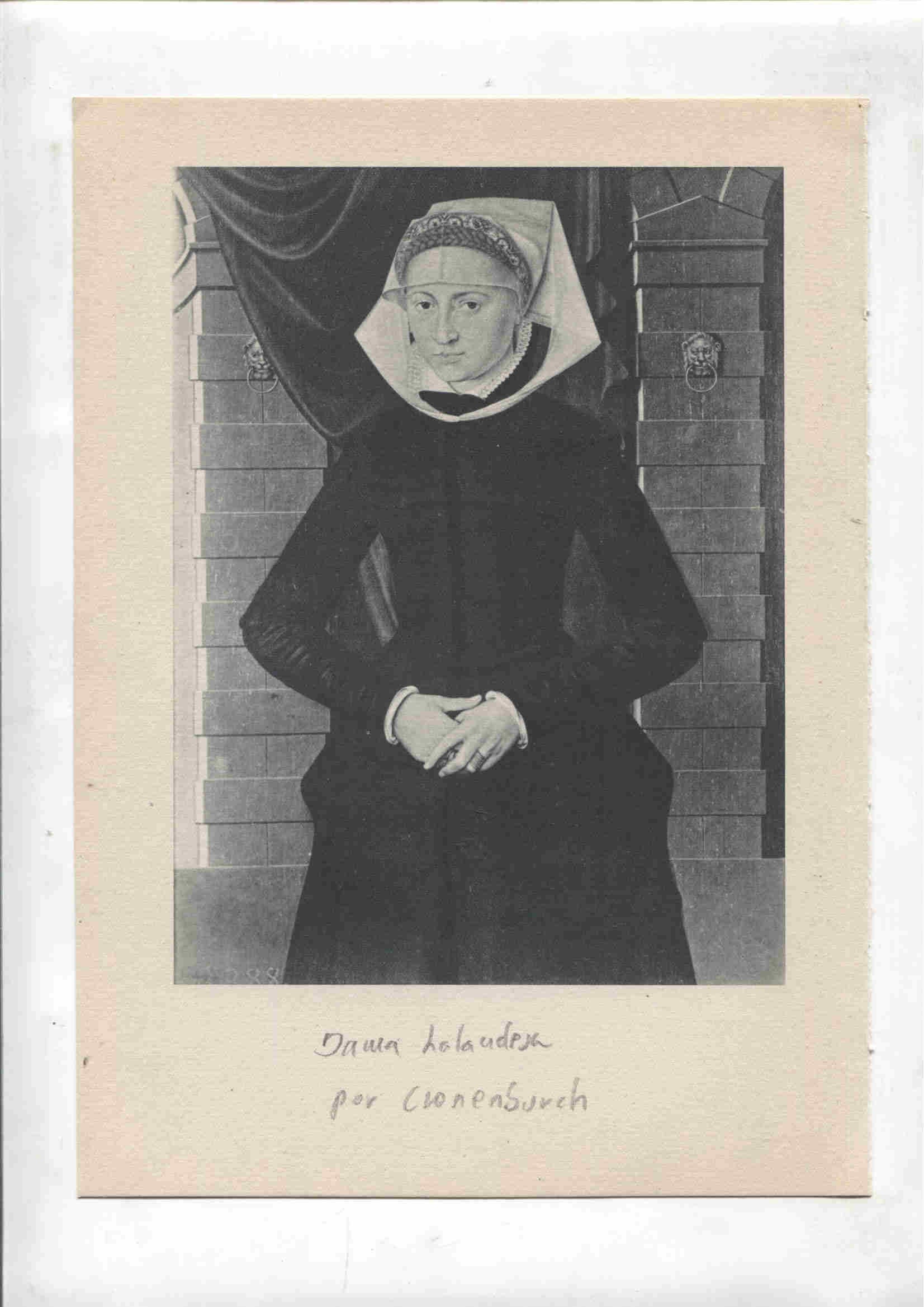Lamina 06: Dama con clavel amarillo (discipulo de Clovet) y Dama holandesa (Cronenburch)