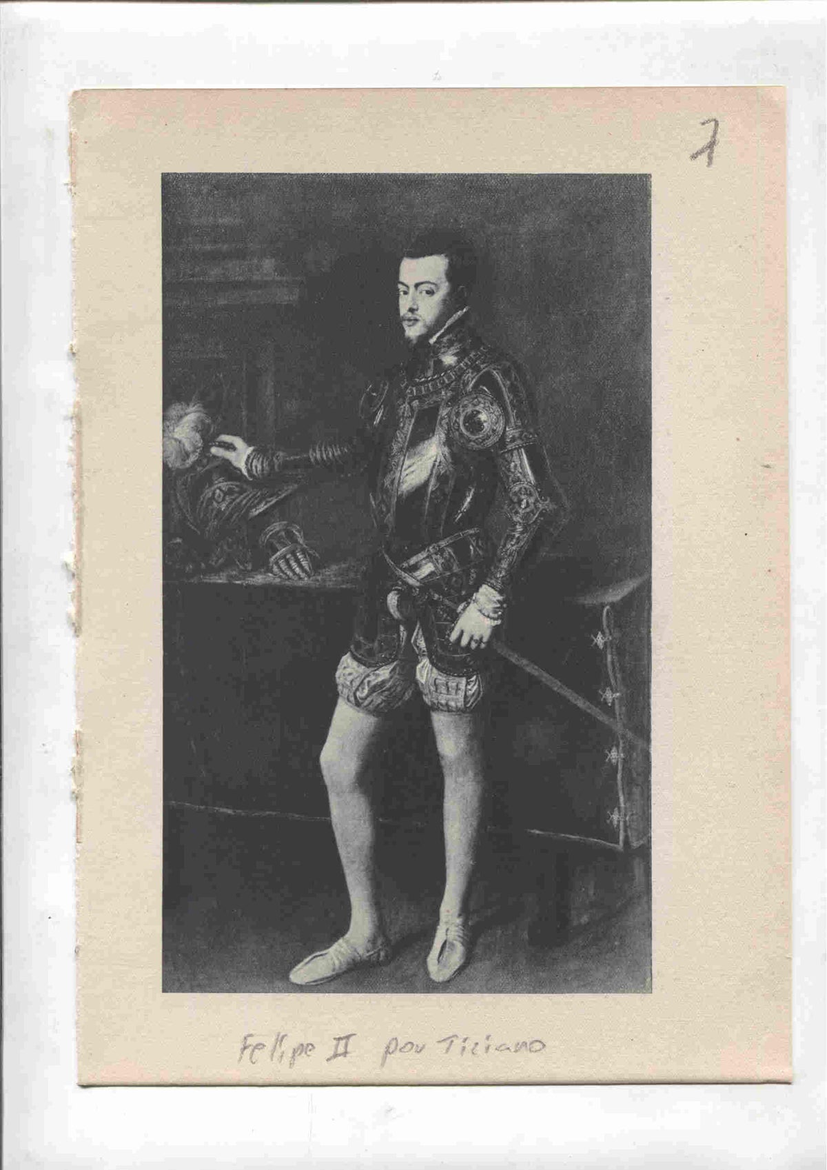 Lamina 07: Felipe II (Tiziano) y Federico Gonzada, duque de Mantua (Tiziano)